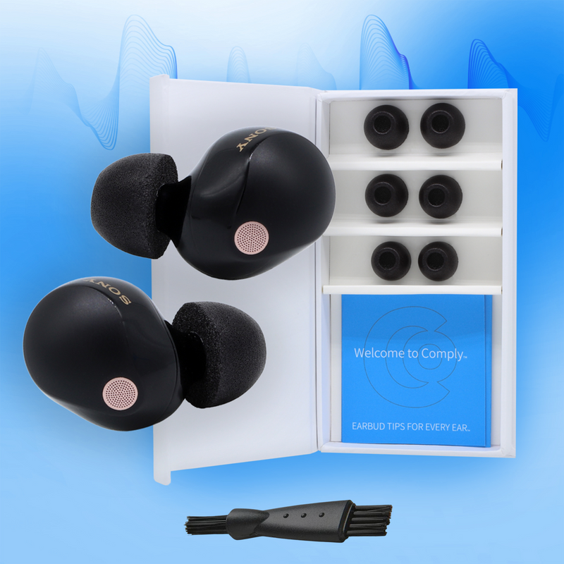 Comply Foam NEW TrueGrip™ Premium Ear Tips for Sony True Wireless Earbuds 