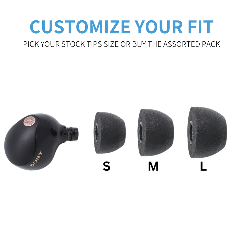 Sony WF-1000XM5 Foam Ear Tips - TrueGrip™ Pro 