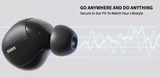 Comply Foam NEW TrueGrip™ Premium Ear Tips for Sony True Wireless Earbuds